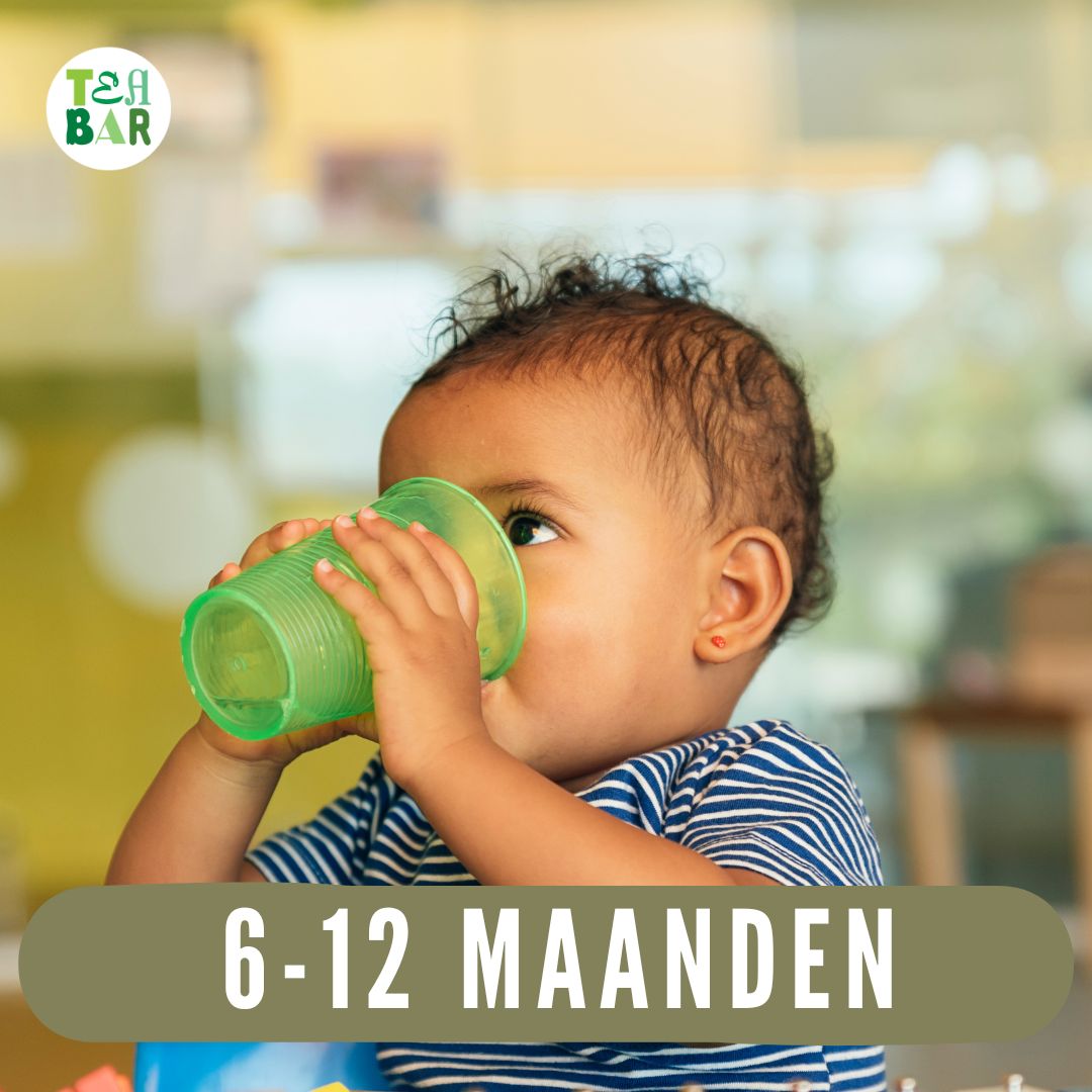 Theedrinken met baby van 6 tot 12 maanden